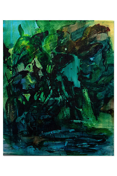 Green Spring in Blue Rock.