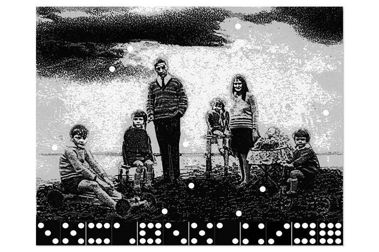 Domino photo-based work.