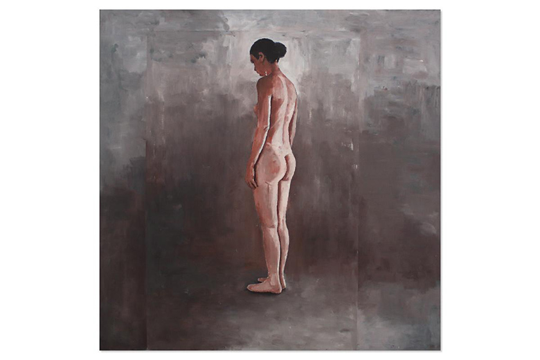 Statue-like figure.