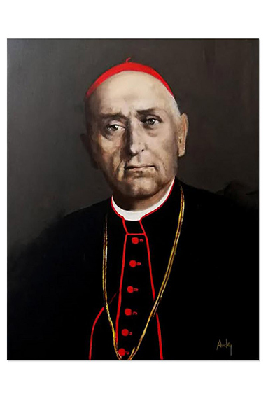 Mindszenty József Bíboros portréja.
